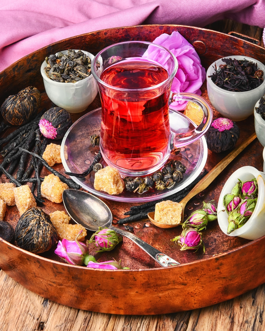  Saffron, Cardamom & Rose: The Wellness Secrets Behind Persian Tea Blends