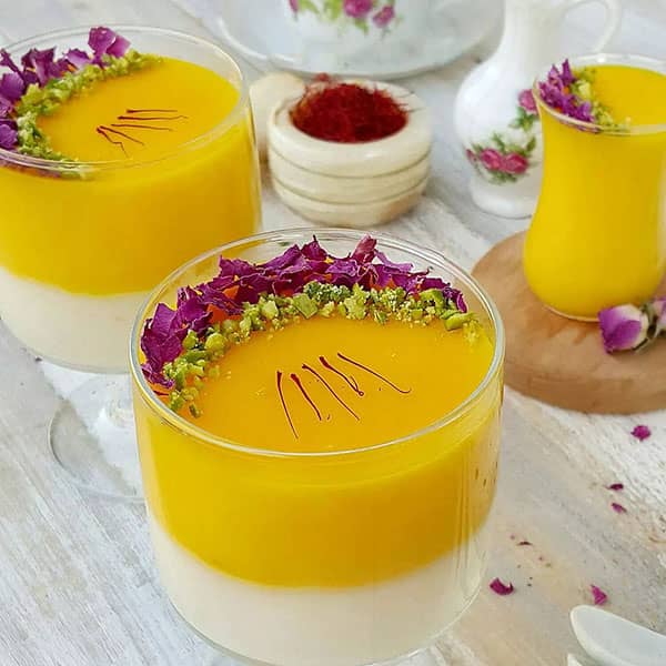 Mashkoofi: Persian Saffron Pudding
