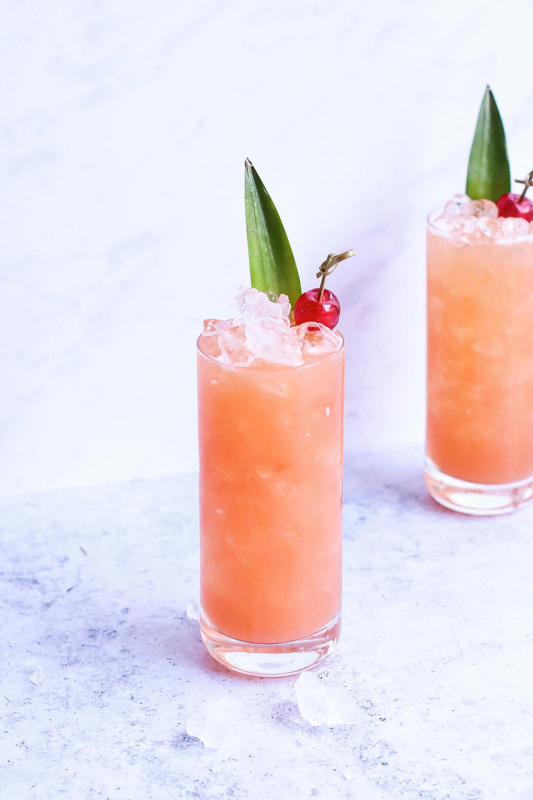 Peach and Ginger Tea-Infused Mocktail