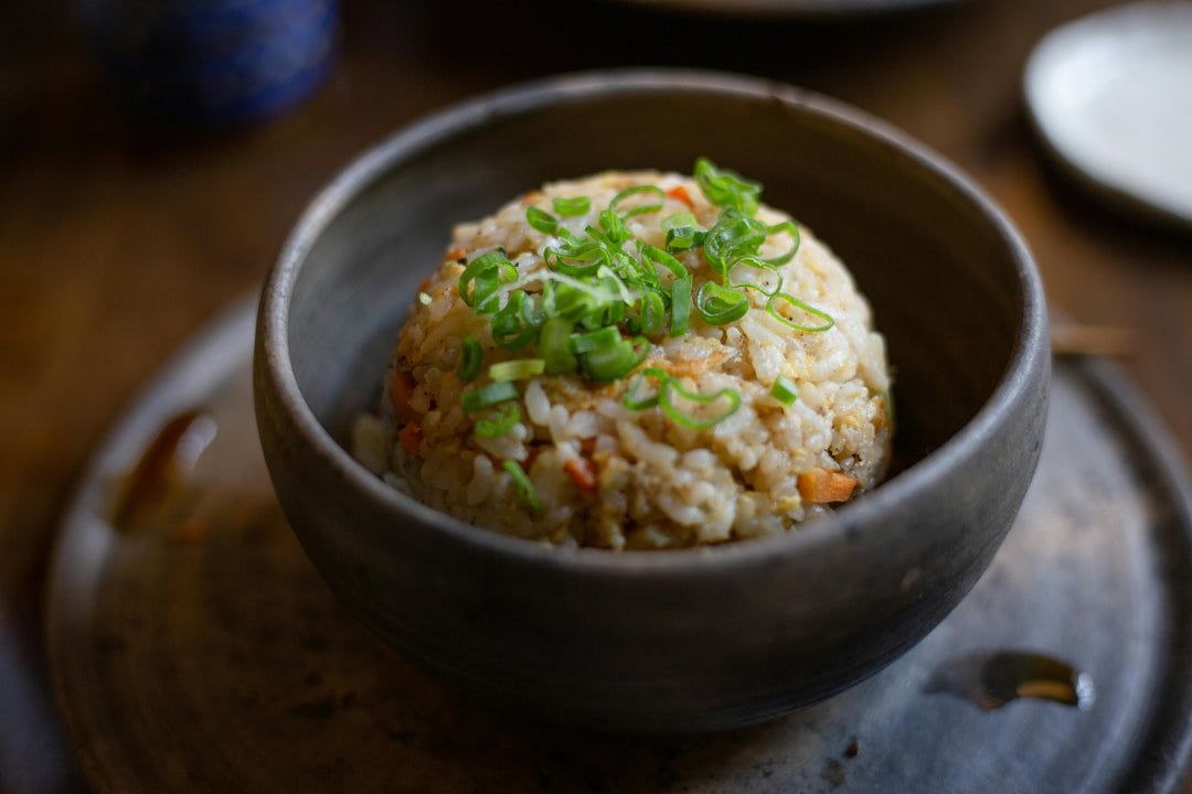 Tea-Infused Risotto with Mushrooms and Parmesan