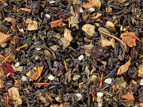 Saffron chai tea
