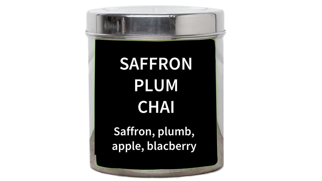 Saffron chai tea
