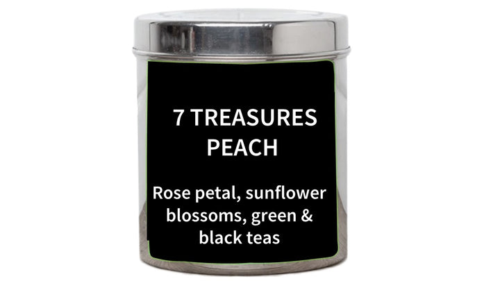 7 treasures peach taste tea